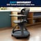 Flash Furniture Black Mobile Desk Chair - 360 Degree Tablet Rotation YU-YCX-019-BK-GG - alternate 8